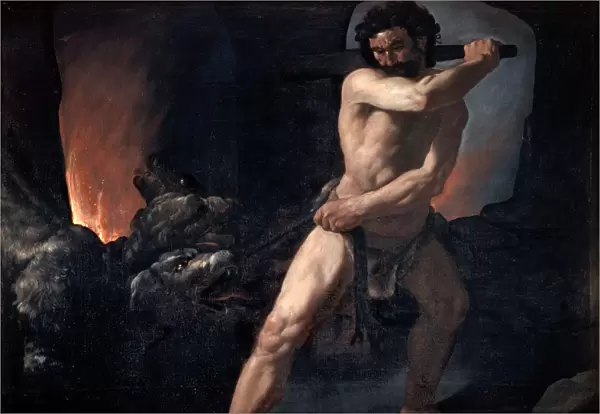 Hercules and Cerberus, c1634. Artist: Francisco de Zurbaran