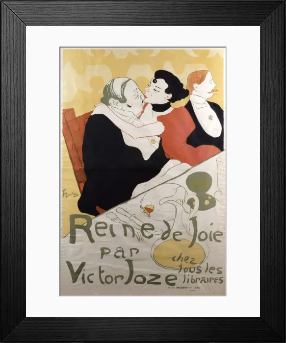 Framed Print : Reine de joie ( Queen of Joy ), 1892. Artist: Henri de Toulouse-Lautrec Framed Print : Reine de joie ( Queen of Joy ), 1892. Artist: Henri de Toulouse-Lautrec