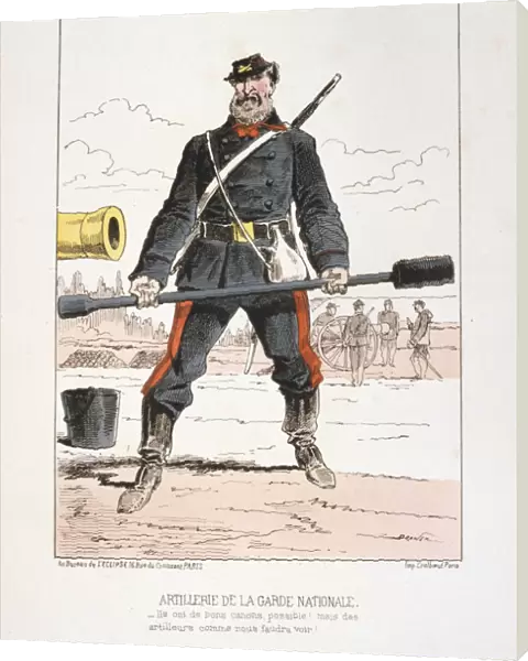 Artillerie de la Garde Nationale, Siege of Paris, 1870-1871