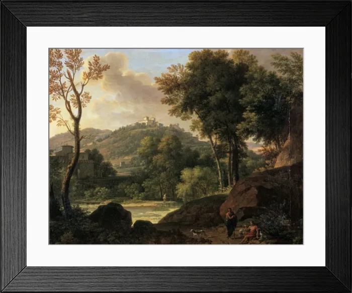Framed Print : The Countryside around Florence, Italy, late 18th / early 19th century. Artist: Francois-Xavier Fabre Framed Print : The Countryside around Florence, Italy, late 18th / early 19th century. Artist: Francois-Xavier Fabre