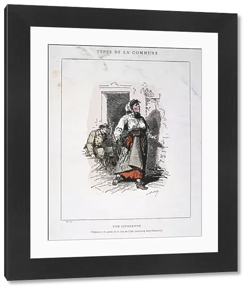 Une Citoyenne, Paris Commune, 1871