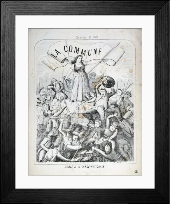 Framed Print : Garde Nationale, Paris Commune, 1871 Framed Print : Garde Nationale, Paris Commune, 1871