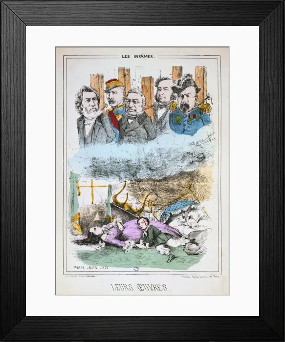 Framed Print : Les Infames, Paris Commune, April 1871 Framed Print : Les Infames, Paris Commune, April 1871