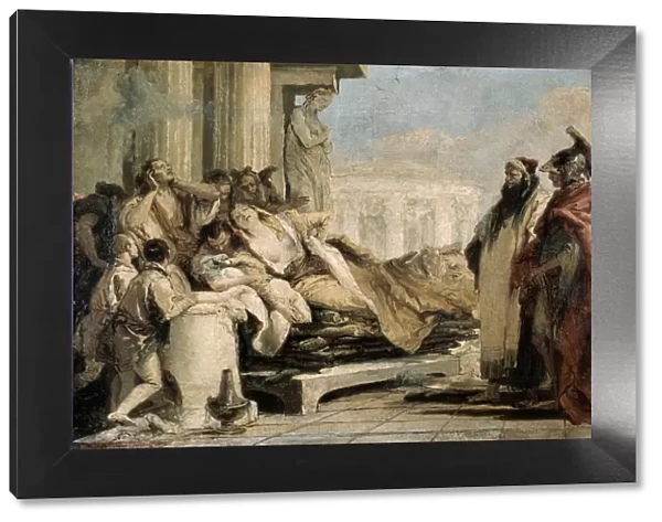 Death of the Dido, 1757. Artist: Giovanni Battista Tiepolo