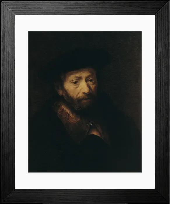 Framed Print : Portrait of an Old Man, 17th century. Artist: Rembrandt Harmensz van Rijn Framed Print : Portrait of an Old Man, 17th century. Artist: Rembrandt Harmensz van Rijn