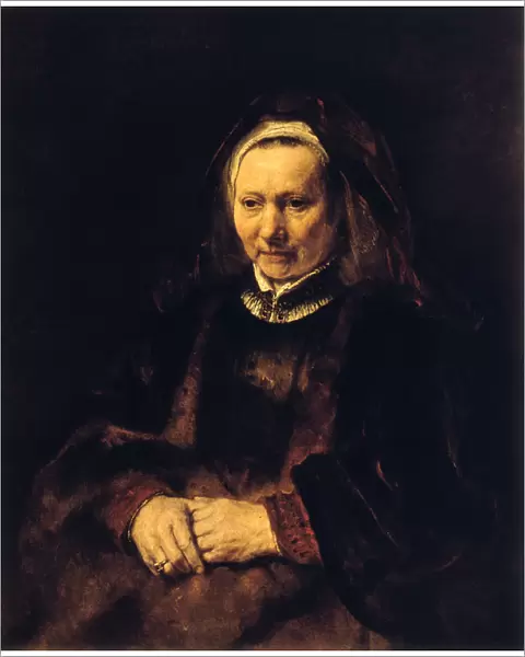 Portrait of an Old Woman, 17th century. Artist: Rembrandt Harmensz van Rijn