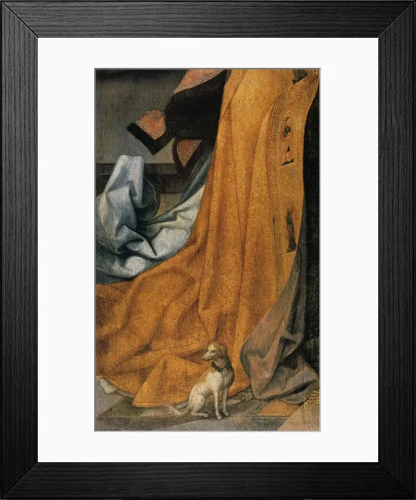 Framed Print : Annunciation (detail), 1516-1517. Artist: Jean Bellegambe Framed Print : Annunciation (detail), 1516-1517. Artist: Jean Bellegambe