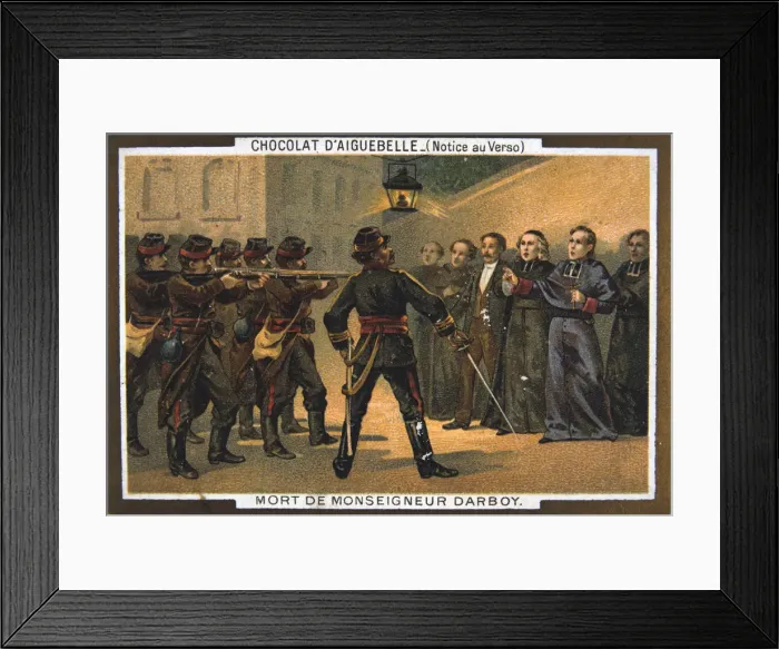 Framed Print : Death of Monseigneur Darboy, Archbishop of Paris, 24th May 1871 Framed Print : Death of Monseigneur Darboy, Archbishop of Paris, 24th May 1871