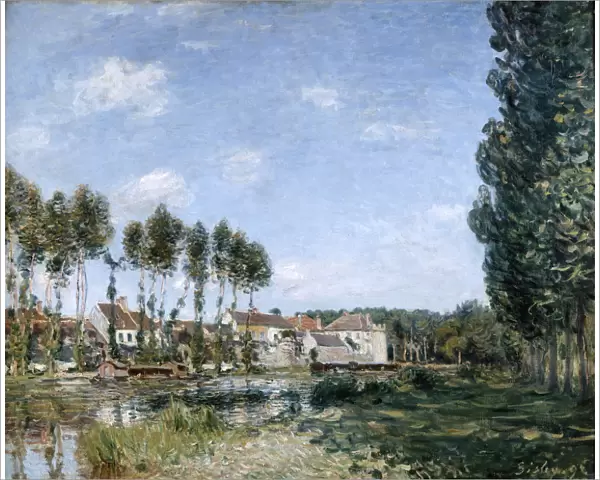 Moret, on the Banks of the Loing, 1892. Artist: Alfred Sisley