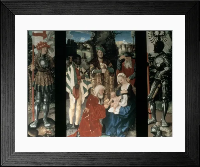 Framed Print : Adoration of the Magi, 1507. Artist: Hans Baldung Framed Print : Adoration of the Magi, 1507. Artist: Hans Baldung