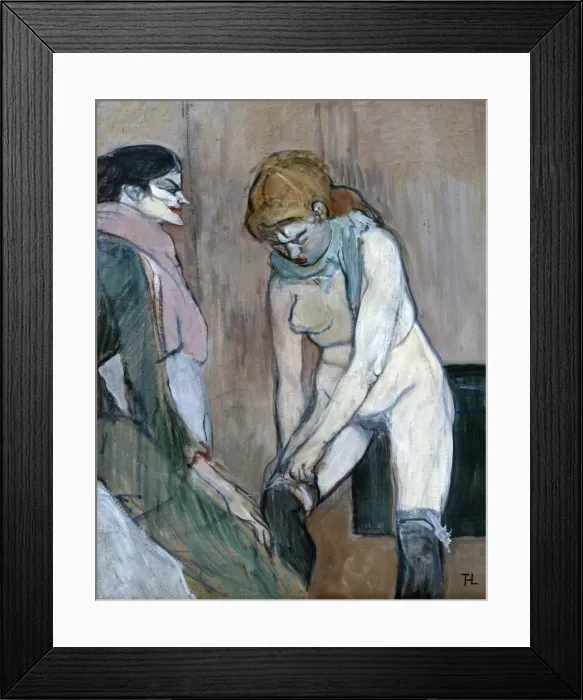 Framed Print : Women of the House, 1894. Artist: Henri de Toulouse-Lautrec Framed Print : Women of the House, 1894. Artist: Henri de Toulouse-Lautrec
