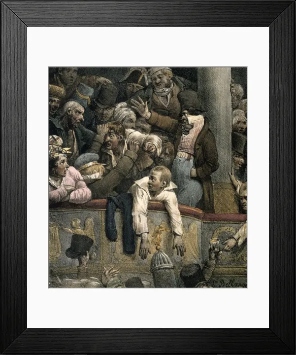 Framed Print : Theatre, late 16th / early 17th century. Artist: Jacques Bellange Framed Print : Theatre, late 16th / early 17th century. Artist: Jacques Bellange