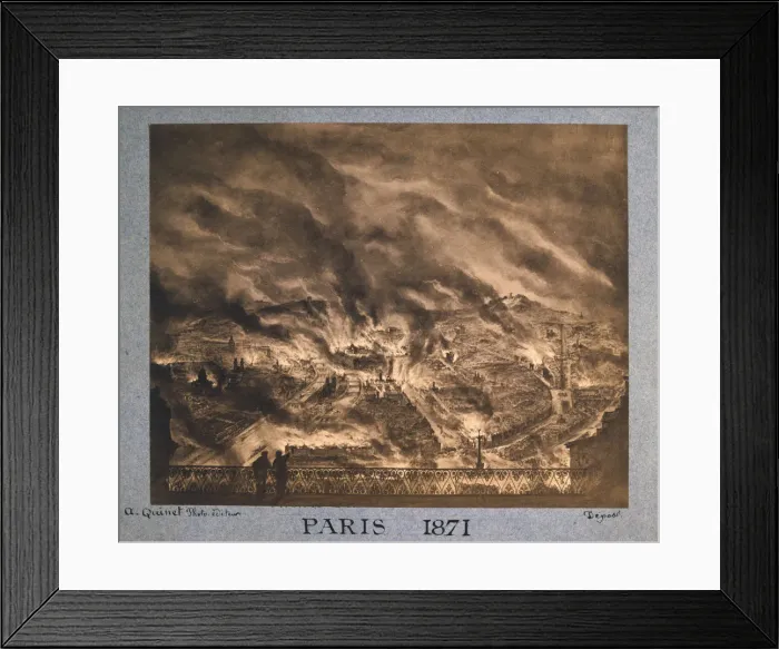 Framed Print : Paris in flames, 1871 Framed Print : Paris in flames, 1871