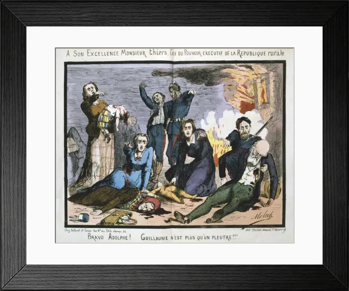 Framed Print : Paris Commune, 1871 Framed Print : Paris Commune, 1871