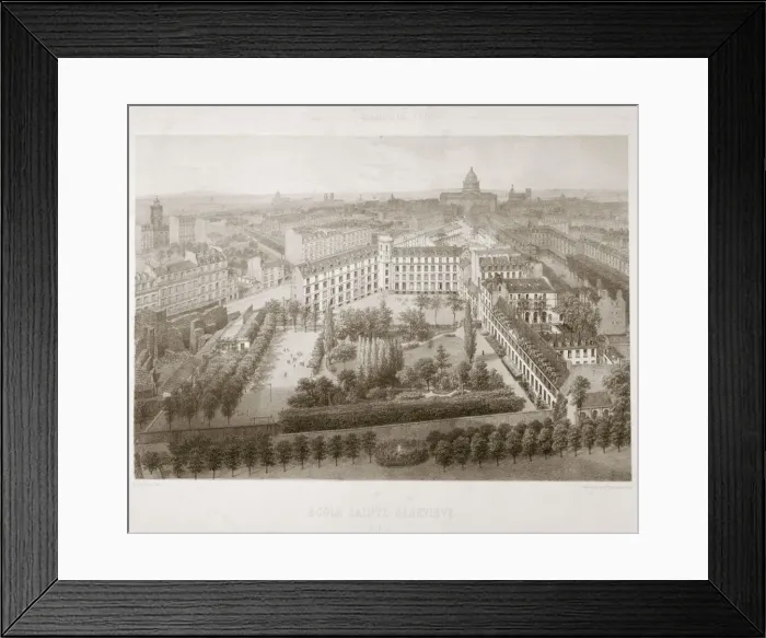 Framed Print : Ecole Sainte Genevieve, Paris, 1867 Framed Print : Ecole Sainte Genevieve, Paris, 1867