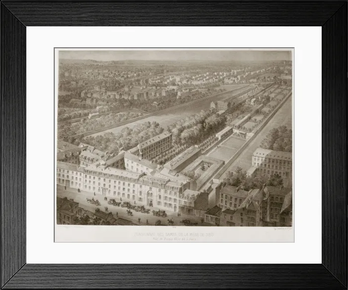 Framed Print : Pensionnat des dames de la mere de Dieu, Paris, 1867 Framed Print : Pensionnat des dames de la mere de Dieu, Paris, 1867