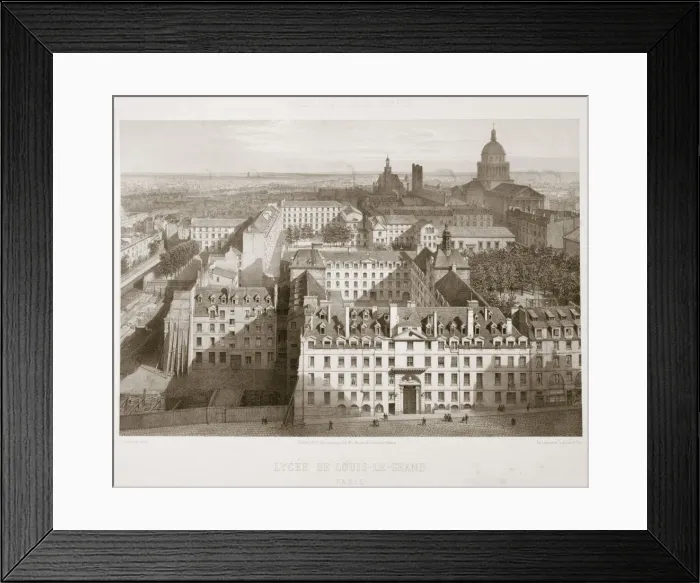 Framed Print : Lycee de Louis-le-Grand, Paris, 1867 Framed Print : Lycee de Louis-le-Grand, Paris, 1867