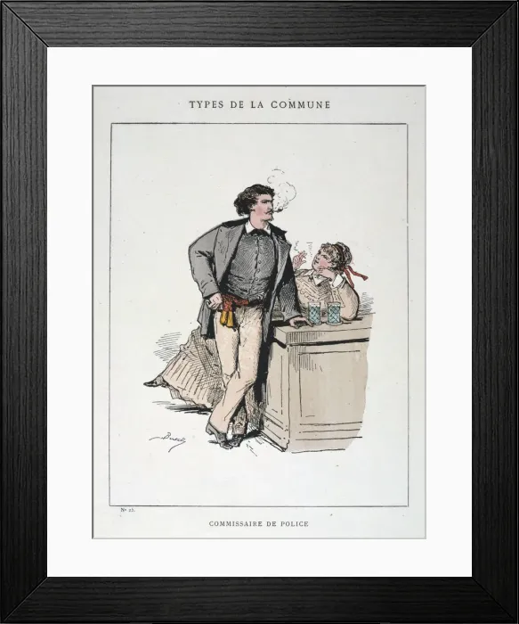 Framed Print : Commissaire de Police, Paris Commune, 1871 Framed Print : Commissaire de Police, Paris Commune, 1871