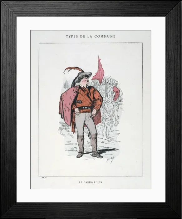 Framed Print : Le Garibaldien, Paris Commune, 1871 Framed Print : Le Garibaldien, Paris Commune, 1871