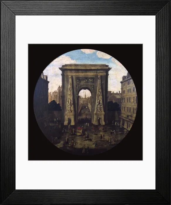 Framed Print : The Saint-Denis Gate, Paris, 17th century Framed Print : The Saint-Denis Gate, Paris, 17th century