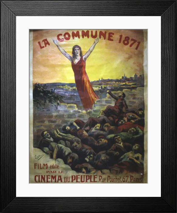 Framed Print : La Commune 1871, cinema poster Framed Print : La Commune 1871, cinema poster