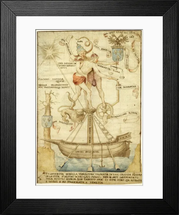 Framed Print : The fight against the Papacy and the Empire, 16th century Framed Print : The fight against the Papacy and the Empire, 16th century