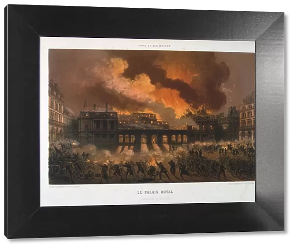 Le Palais Royal, Paris Commune, 24 May 1871