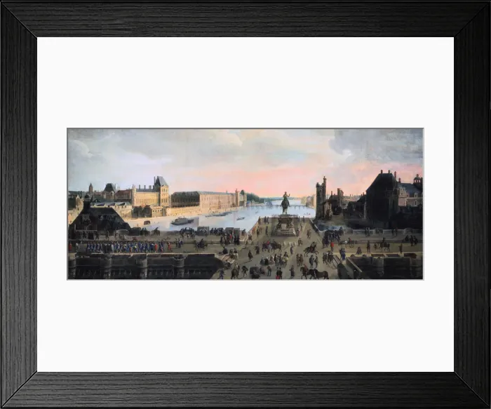 Framed Print : View of Pont Neuf, Paris, c1635 Framed Print : View of Pont Neuf, Paris, c1635
