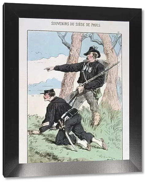 Francs Tireurs Arronssohn - Tirailleurs des Ternes, Siege of Paris, 1870-1871