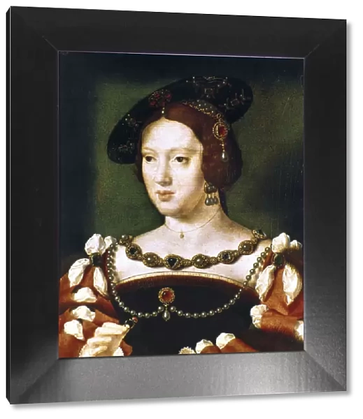 Portrait of Eleanor, Queen of France, c1530-1540. Artist: Joos van Cleve