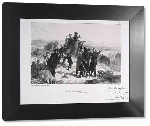Le Jour du Bataille ( The Day of the Battle ), Siege of Paris, Franco-Prussian War, 1870 (1871). Artist: Auguste Bry