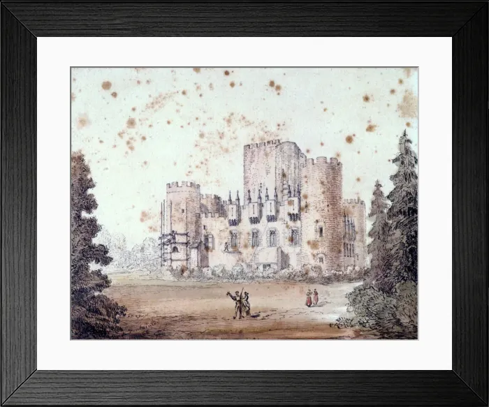 Framed Print : Design for the exterior of a building, 1868 Framed Print : Design for the exterior of a building, 1868