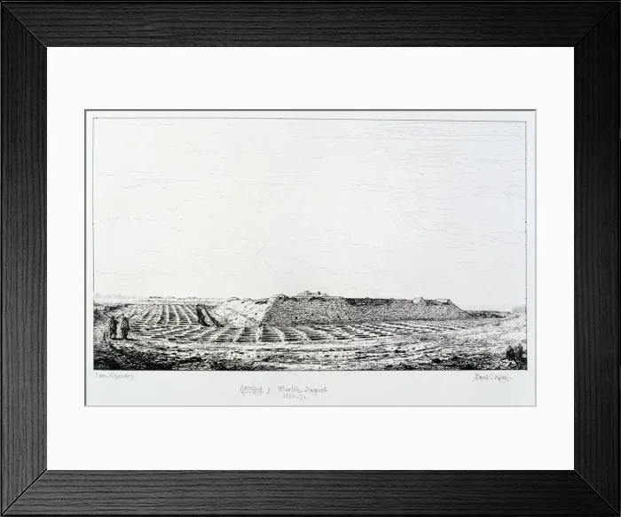 Framed Print : Moulin Saquet, Siege of Paris, 1870-1871. Artist: Paul Roux Framed Print : Moulin Saquet, Siege of Paris, 1870-1871. Artist: Paul Roux