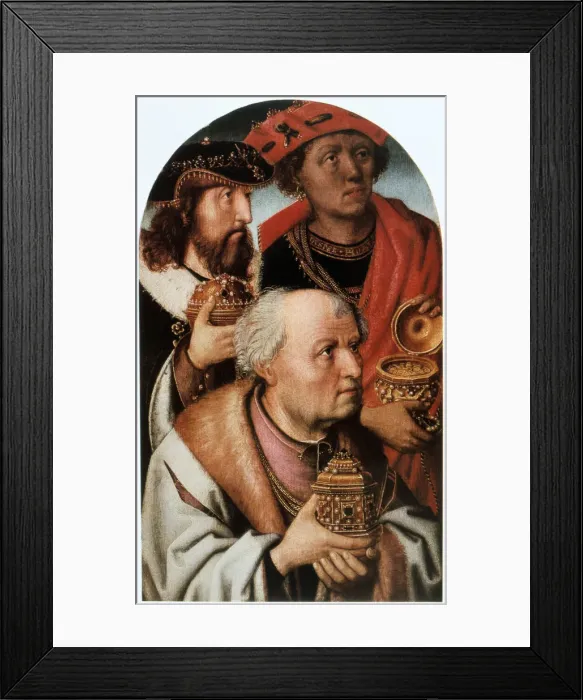 Framed Print : The Adoration of the Magi (detail), 15th century Framed Print : The Adoration of the Magi (detail), 15th century