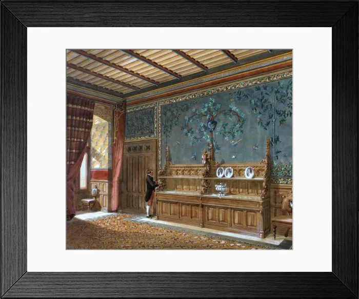 Framed Print : Design for an interior, 1868 Framed Print : Design for an interior, 1868