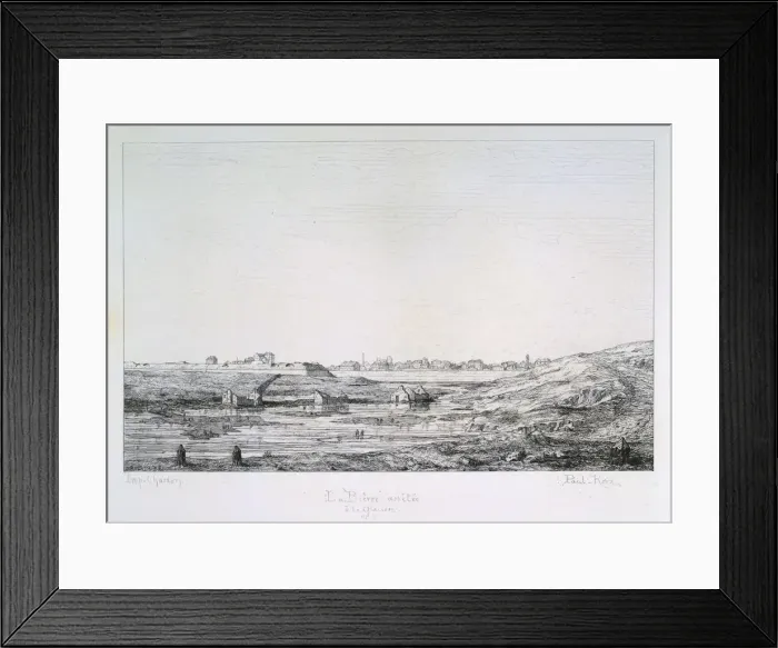 Framed Print : Siege of Paris, 1870-1871. Artist: Paul Roux Framed Print : Siege of Paris, 1870-1871. Artist: Paul Roux