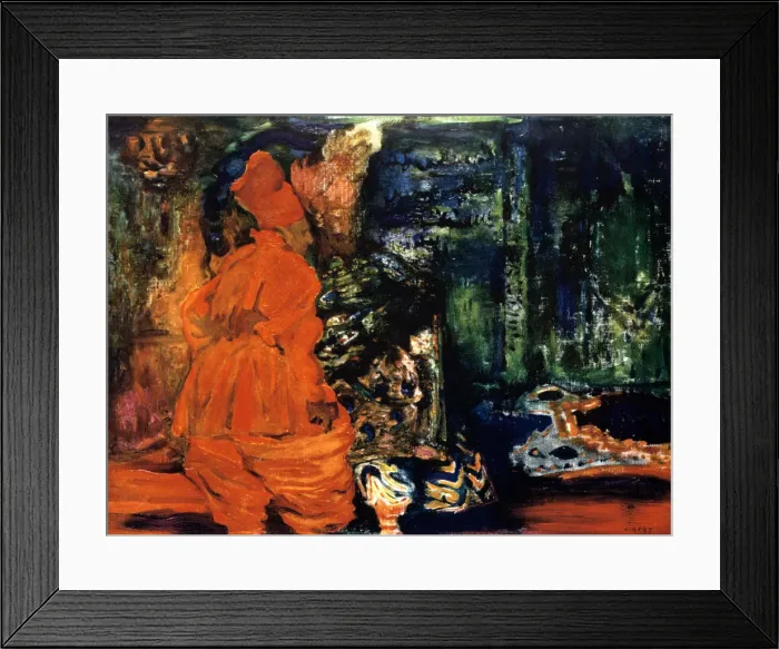 Framed Print : The Sectet of the Harem, set design for a ballet, c1913. Artist: Leon Bakst Framed Print : The Sectet of the Harem, set design for a ballet, c1913. Artist: Leon Bakst