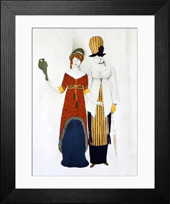 Framed Print : Costume Moderne, 1910. Artist: Leon Bakst Framed Print : Costume Moderne, 1910. Artist: Leon Bakst