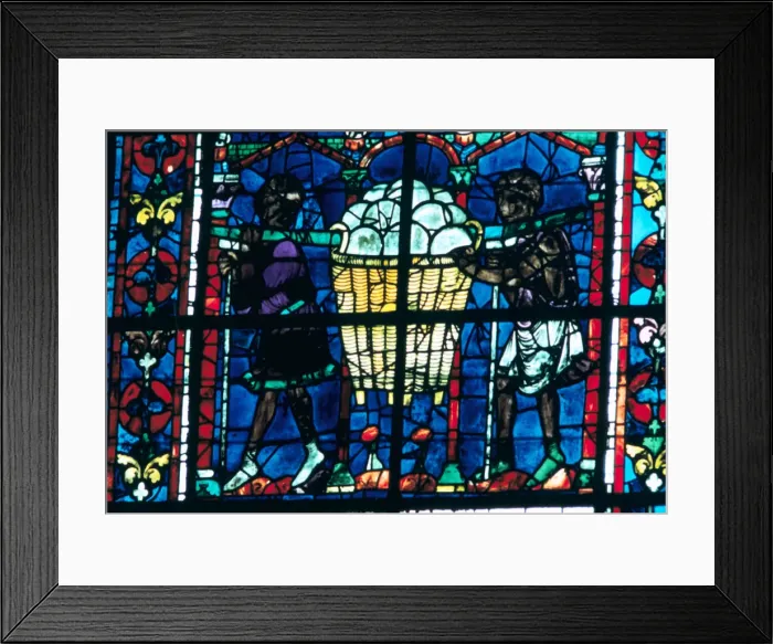 Framed Print : The Bakers, stained glass, Chartres Cathedral, France, 1194-1260 Framed Print : The Bakers, stained glass, Chartres Cathedral, France, 1194-1260