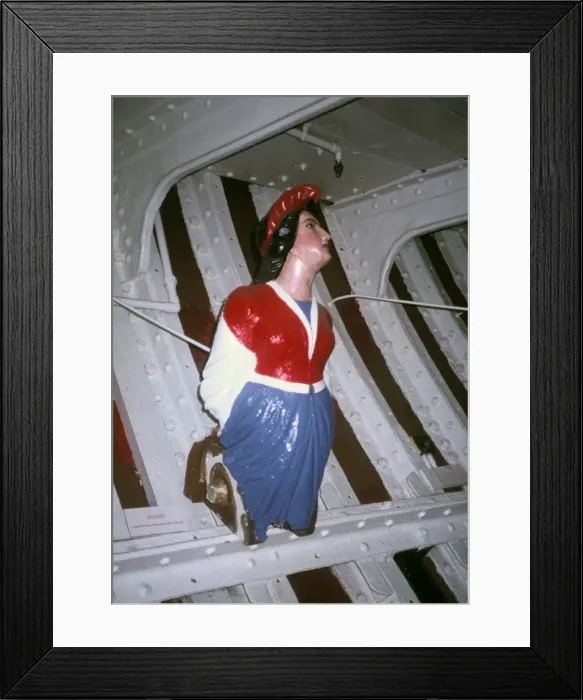 Framed Print : Marianne, figurehead from a French Grand Banks fishing boat Framed Print : Marianne, figurehead from a French Grand Banks fishing boat