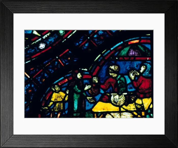 Framed Print : Stained glass, Chartres Cathedral, Chartres, France Framed Print : Stained glass, Chartres Cathedral, Chartres, France