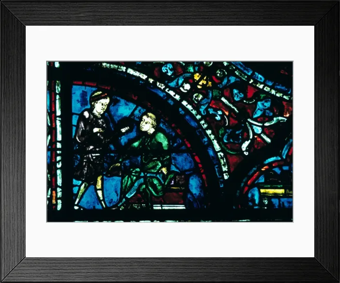 Framed Print : Stained glass, Chartres Cathedral, Chartres, France Framed Print : Stained glass, Chartres Cathedral, Chartres, France