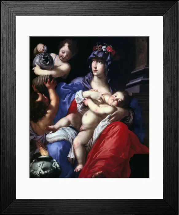 Framed Print : Charity, 17th century. Artist: Cesare Dandini Framed Print : Charity, 17th century. Artist: Cesare Dandini