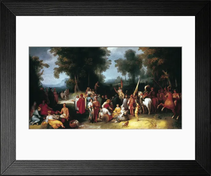 Framed Print : The Preaching of Saint John the Baptist, 1602. Artist: Cornelis Cornelisz van Haarlem Framed Print : The Preaching of Saint John the Baptist, 1602. Artist: Cornelis Cornelisz van Haarlem