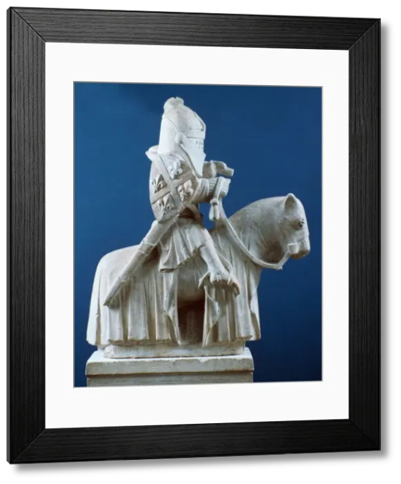 Framed Print : Medieval cavalier, 16th century. Artist: Domingos Joanes