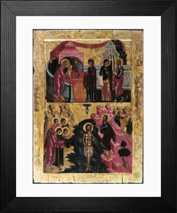 Framed Print : The Baptism of Christ, 16th century Framed Print : The Baptism of Christ, 16th century