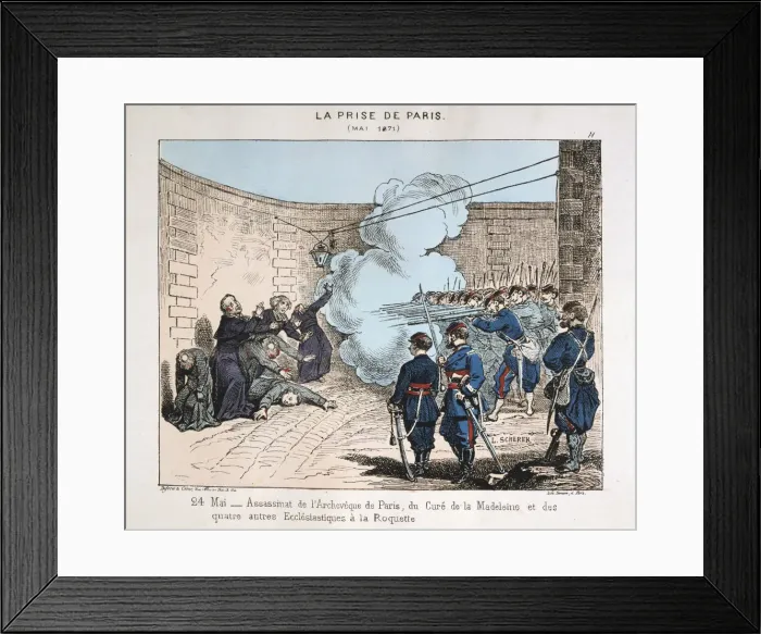Framed Print : La Prise de Paris, 24 May 1871 Framed Print : La Prise de Paris, 24 May 1871