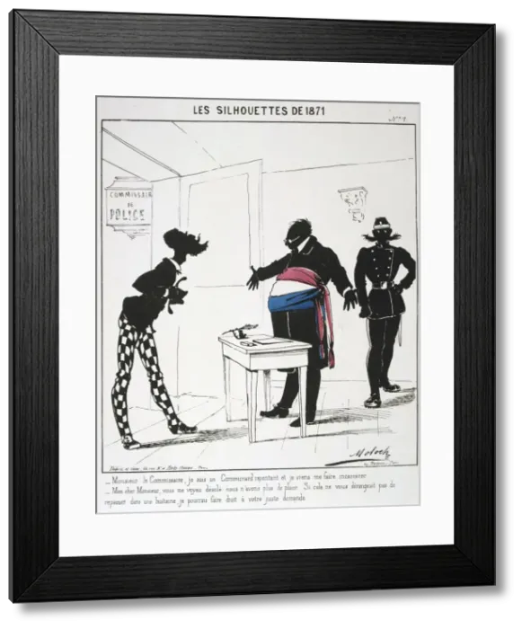 Framed Print : Paris Commune, 1871. Artist: Moloch Framed Print : Paris Commune, 1871. Artist: Moloch