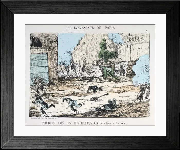 Framed Print : Fall of the Paris Commune, 1871 Framed Print : Fall of the Paris Commune, 1871