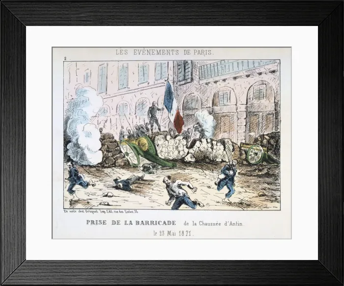 Framed Print : Paris Commune, 1871 Framed Print : Paris Commune, 1871
